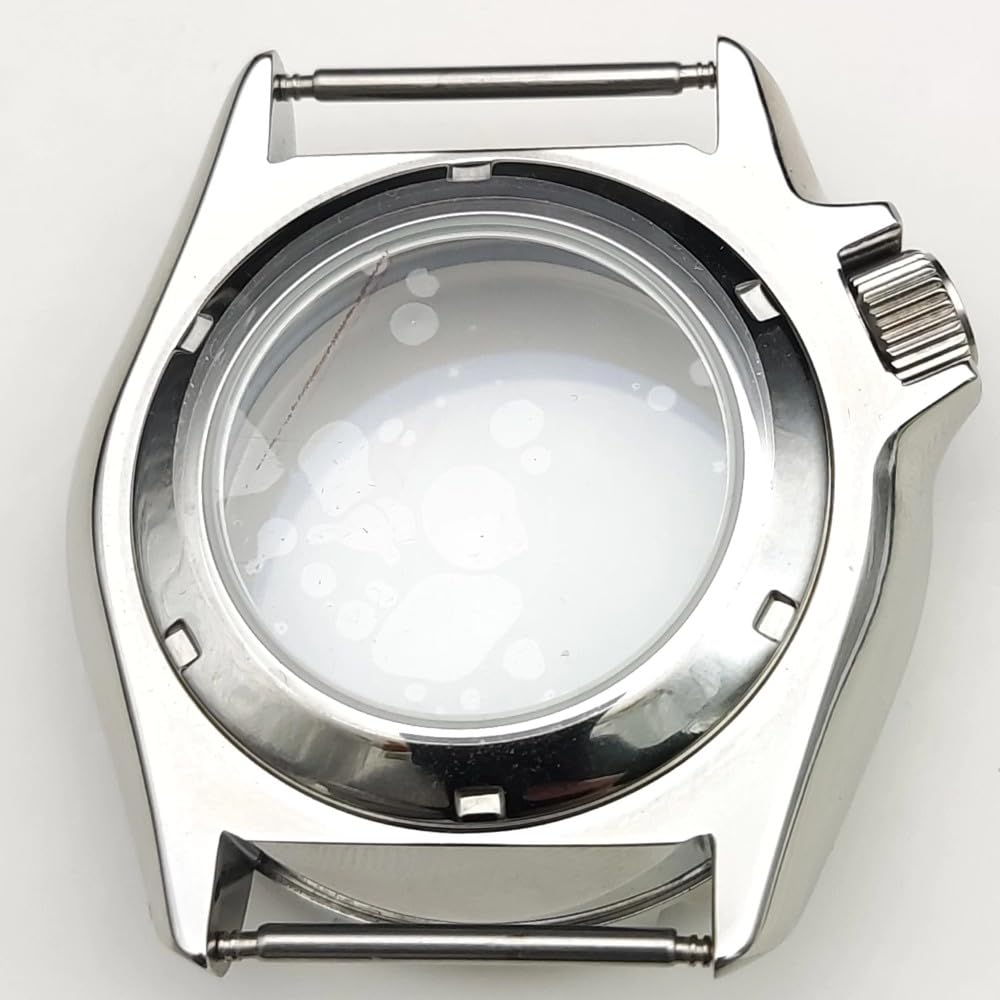 42mm Kapitelring Uhrengehäuse, Passend für NH35 NH36 Werk 3.8 Krone, Ersatz Taucher Uhren Modifizierung Kit für Seiko SKX007