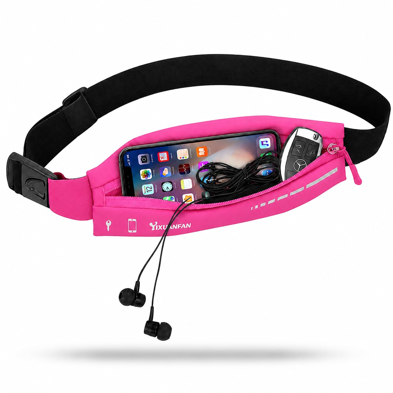 Running Belt for Men & Women, Slim Phone Holder Waist Belt