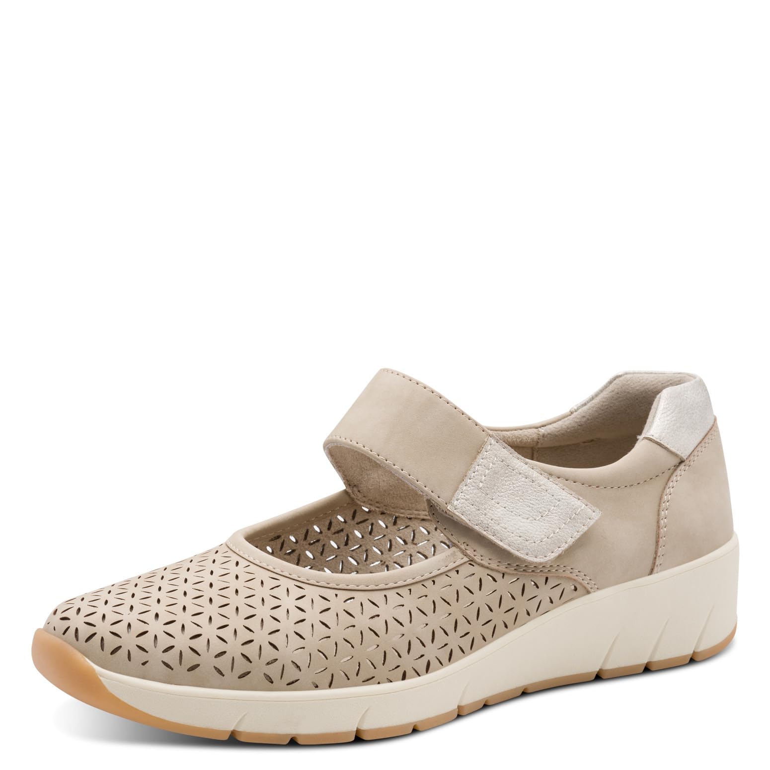 Jana Damen Halbschuhe mit Klettverschluss Vegan