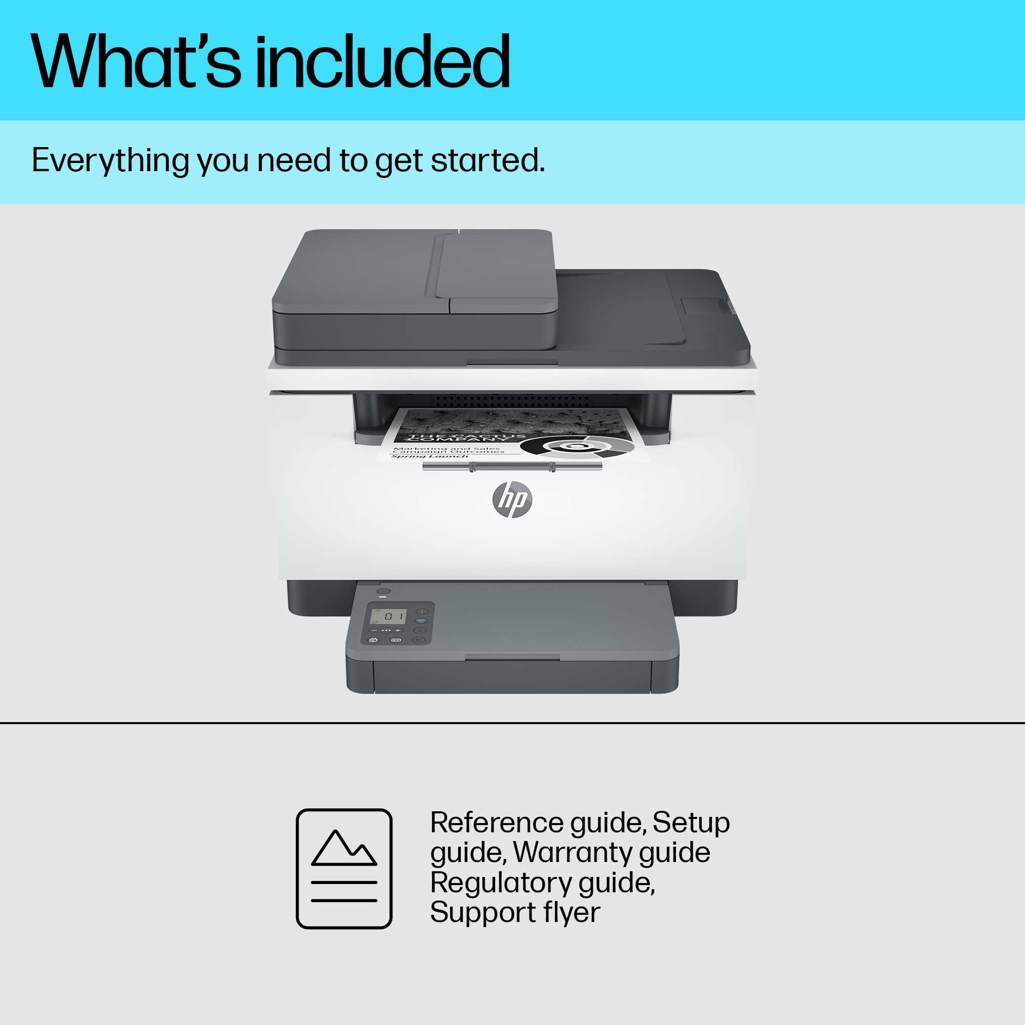 HP LaserJet MFP M234sdn 6GX00F, Impresora Láser Multifunción, Imprime, Escanea, Copia, Fast Ethernet, USB 2.0, Smart App, Panel de Control con Botones LED, Blanca y Gris