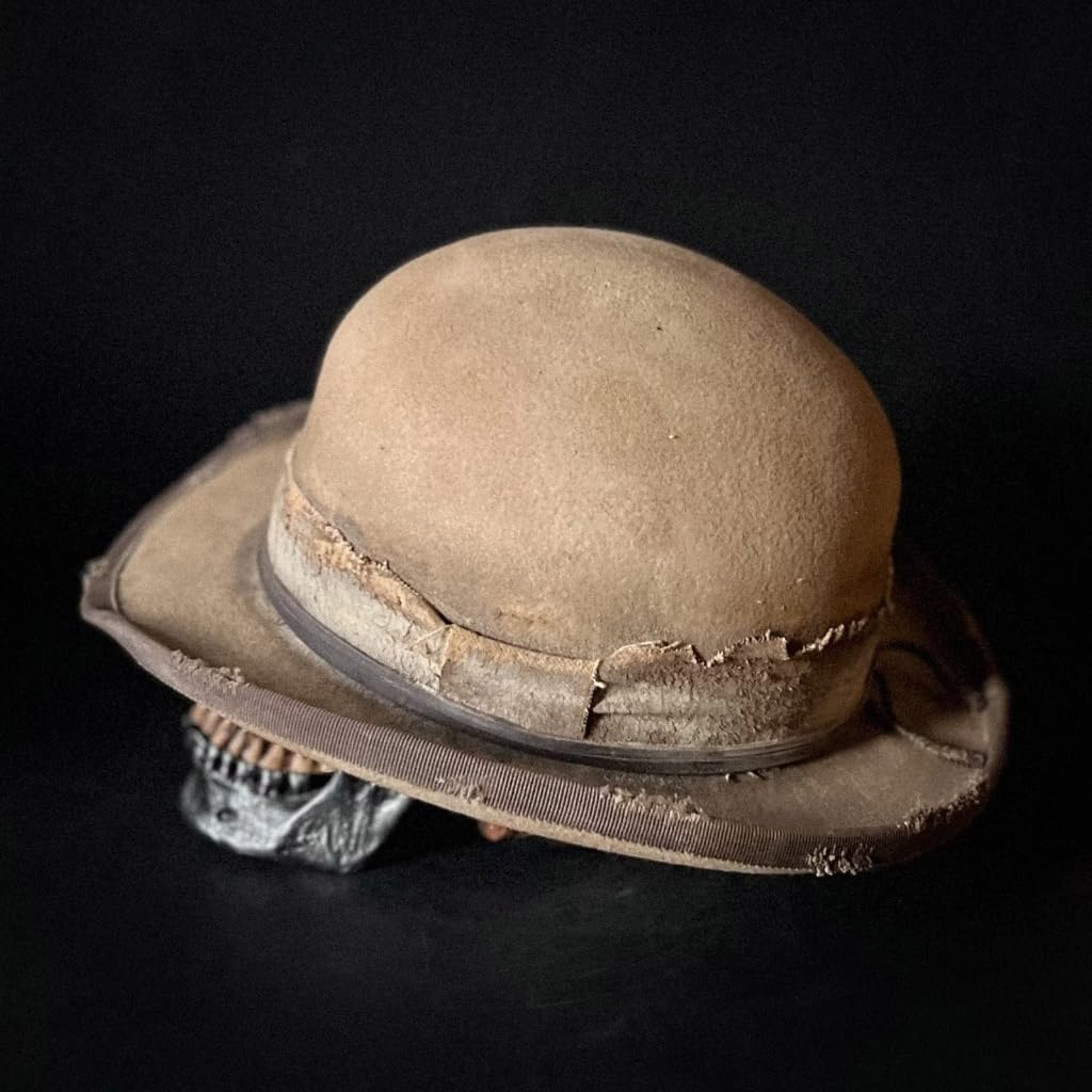 Wool Homburg Panama Hat Exotic Maillard for Women Men Photo Props Western for Men Women Unisex Wear Headwear