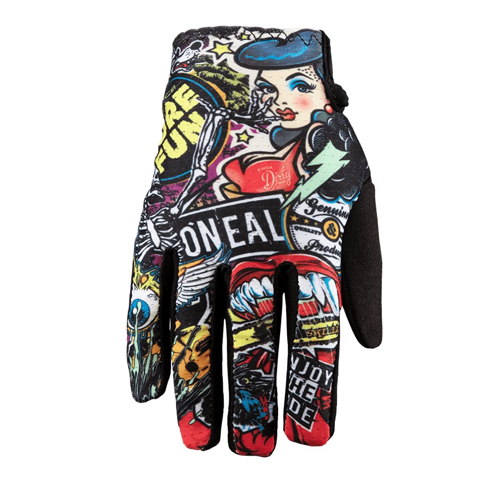 O'NEAL | Cycling-Glove | Motocross MX MTB DH FR Downhill Freeride | Durable, flexible materials, ventilated palm | Matrix Youth Glove Crank | Kids | Black | Size S