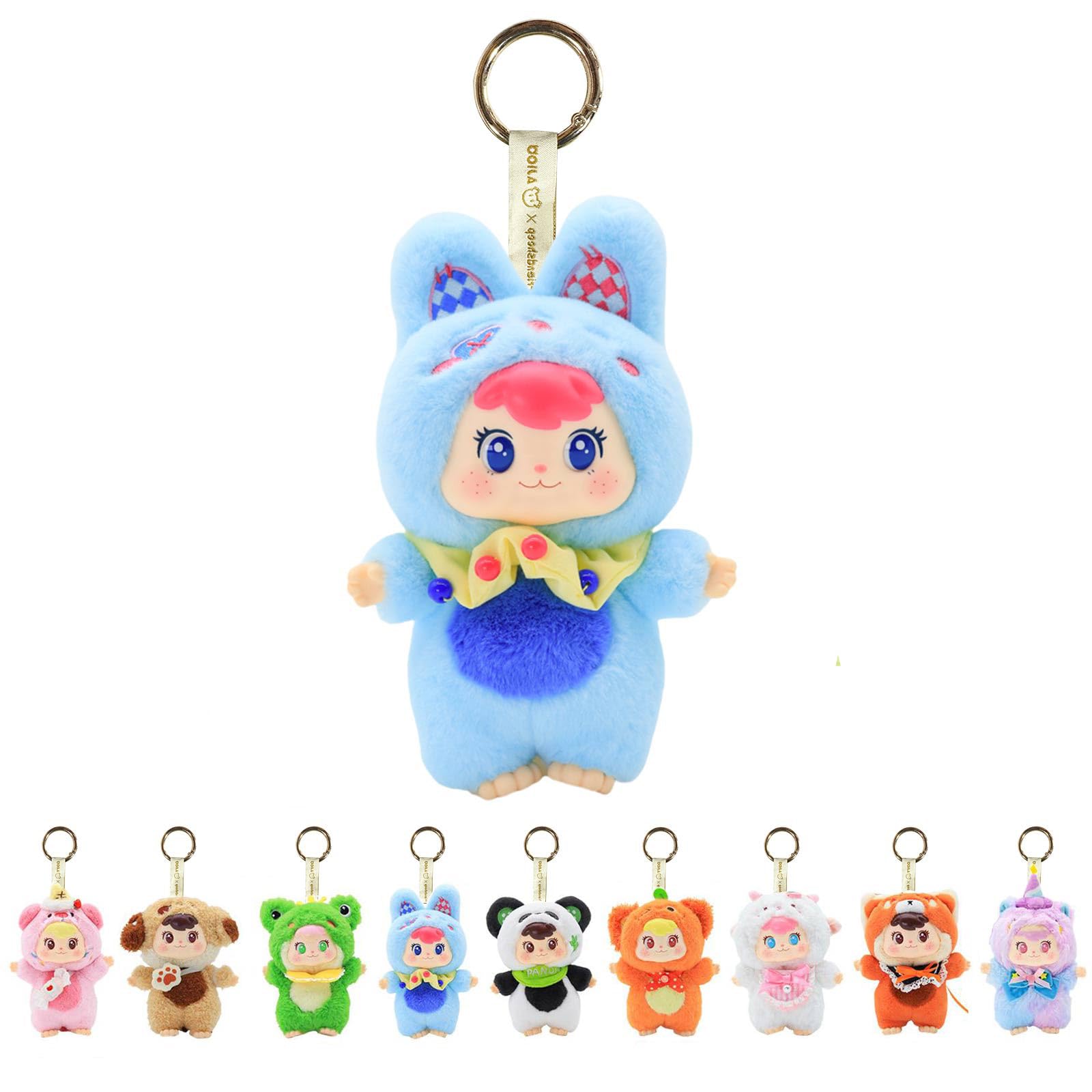 Friends Adventure Plush Blind Box – Cute Collectible Mystery Stuffed Animal Gift, (1 of 9 Possible Styles) Perfect for Birthday, Surprise & Party