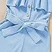 5T Girls Clothes Toddler Girl Summer Outfits Cute Baby Sleeveless Clothing Summer Outfits Cute Halter Romper One-piece Jumpsuit Bodysuit Outfit Set Summer Clothes Set Blue 5-6T