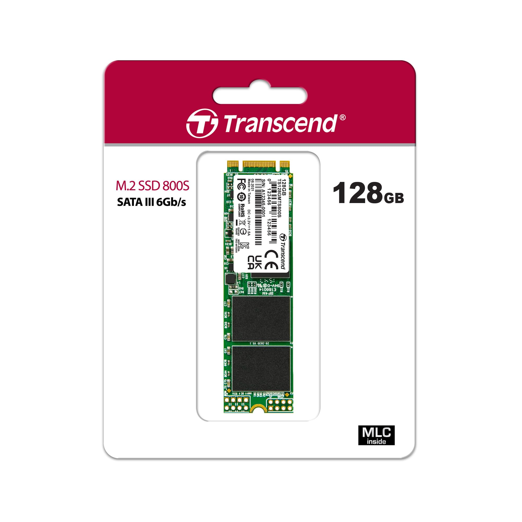 Amazon.co.jp: トランセンド・ジャパン 128GB M.2 2280 SSD SATA MLC  