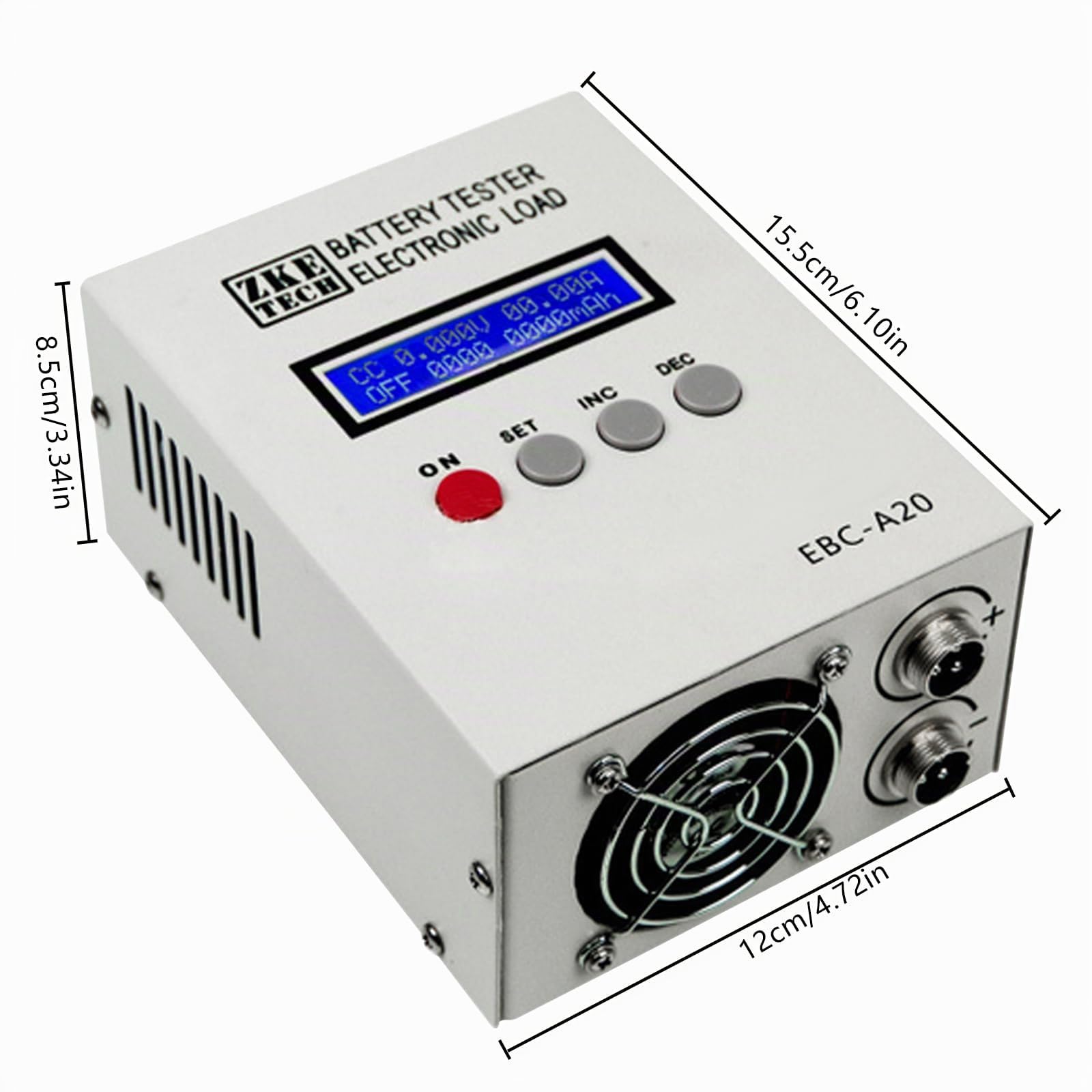 EBC-A20 Batterietestgerät Kapazität Tester Lithium/Blei-Säure Batterie Tester Elektronische Last Battery Tester 85W 5A Laden 20A Entladen