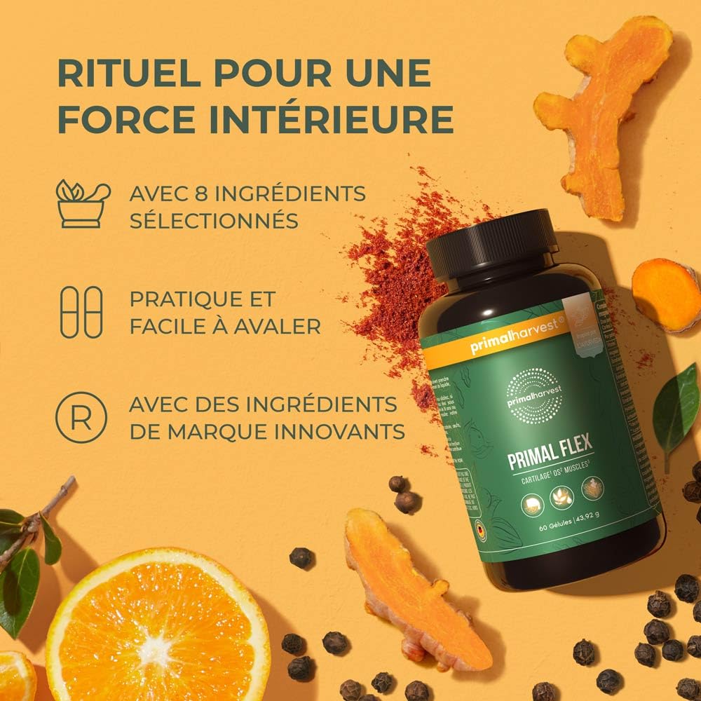 Primal Flex - complément alimentaire quotidien, sans gluten, sans lait