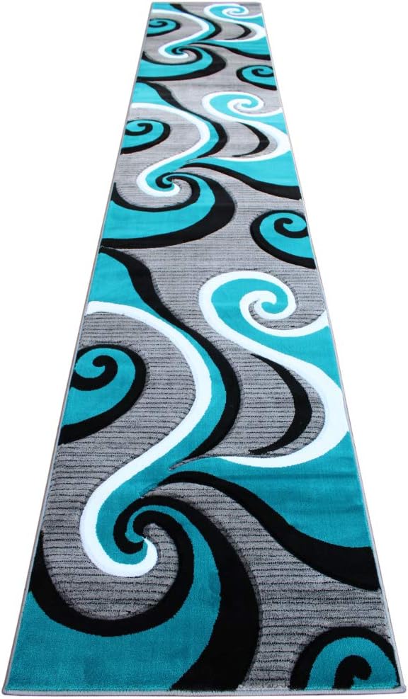 Masada Rugs Sophia Collection Hand Carved Long Runner Area