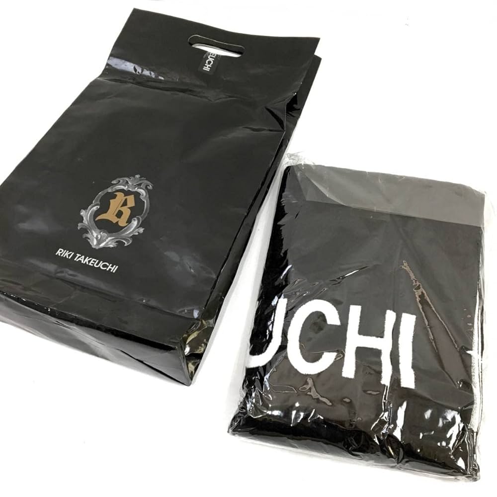 Amazon｜RIKI TAKEUCHI 竹内力 大判バスタオル ショップ紙袋付き