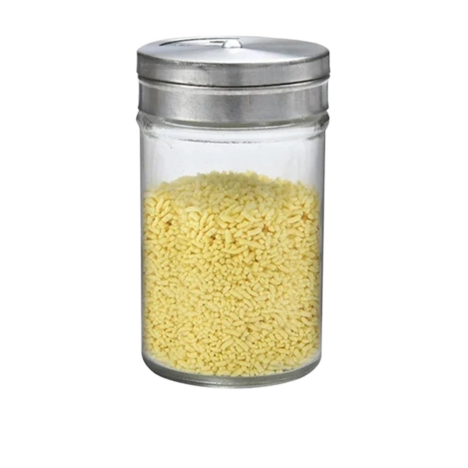 Tarro de Especias Cocina con Tapa giratoria, 2 uds para Casa | Tarro de cristal transparente del condimento for el aspersor casero del condimento del Bbq