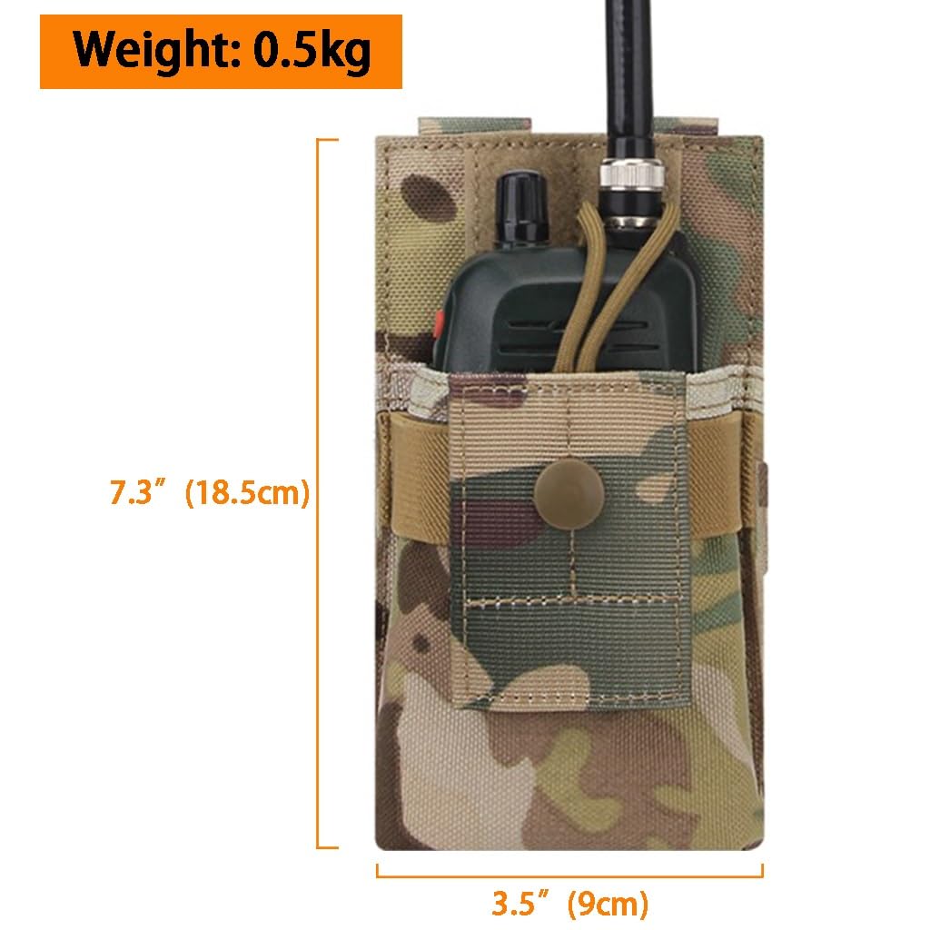 Étuis for Radio, Pochette for Talkie-walkie, Sac d'interphone, étui Radio, Accessoires for Ceintures de Service, Porte-Radio Universel, Pack Radio