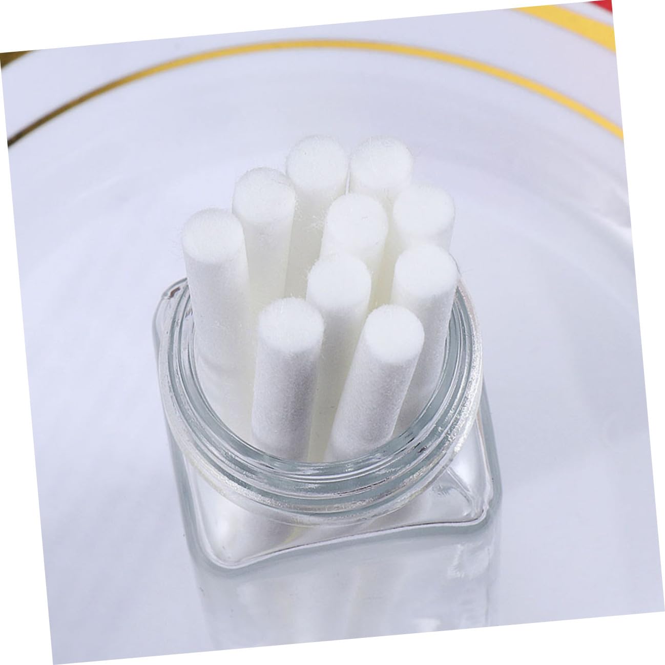 Bastoncini Diffusori e Diffusione Profumo per Aromaterapia 15 Pezzi Assorbimento Rapido in Cotone Bianco per Camera da Letto e Decorazione Casa