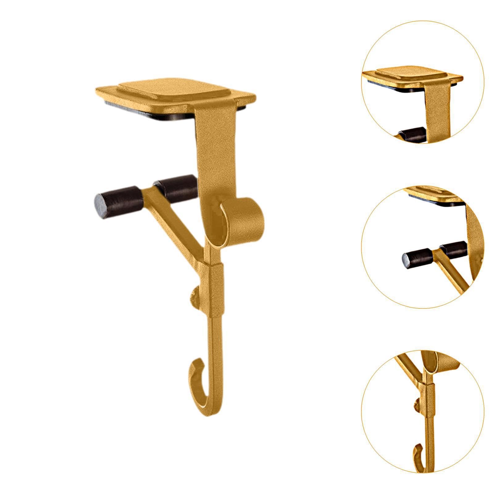 Crochet de suspension de chaussette de Noël durable et léger, en fer robuste, pour une décoration de cheminée sécurisée. Ce crochet métallique