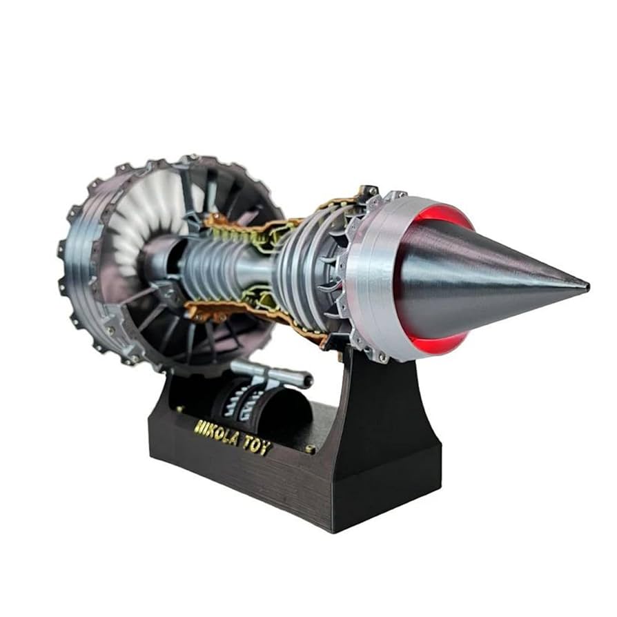 HeroNeo製　ターボファンエンジンモデル ノンスケール3Dプリント製電動回転 Amazon.co.jp: [HeroNeo] エンジン ロータリーエンジン 模型