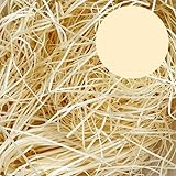 緩衝材 梱包材 紙 ペーパークッション ラッピング材 選べる33色 国内製造 かわいい １ｍｍ巾 500g (02 アイボリー)