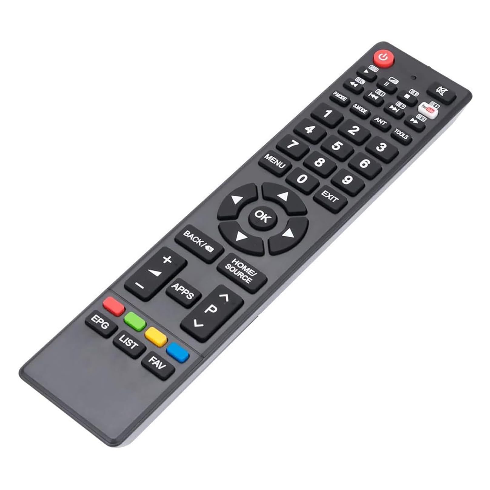 ALLIMITY Sostituisci Telecomando adatto per Hisense Mpman Tokai TTE26M004K TTE-22002MK TV330 LEDTV482 TV328FHD TV327DVBT/DVBC LEDTV237 LHDN32W12EU LTDN22W11UK LHDN19W12EU LHDN19W11UK LTDN24W12EU