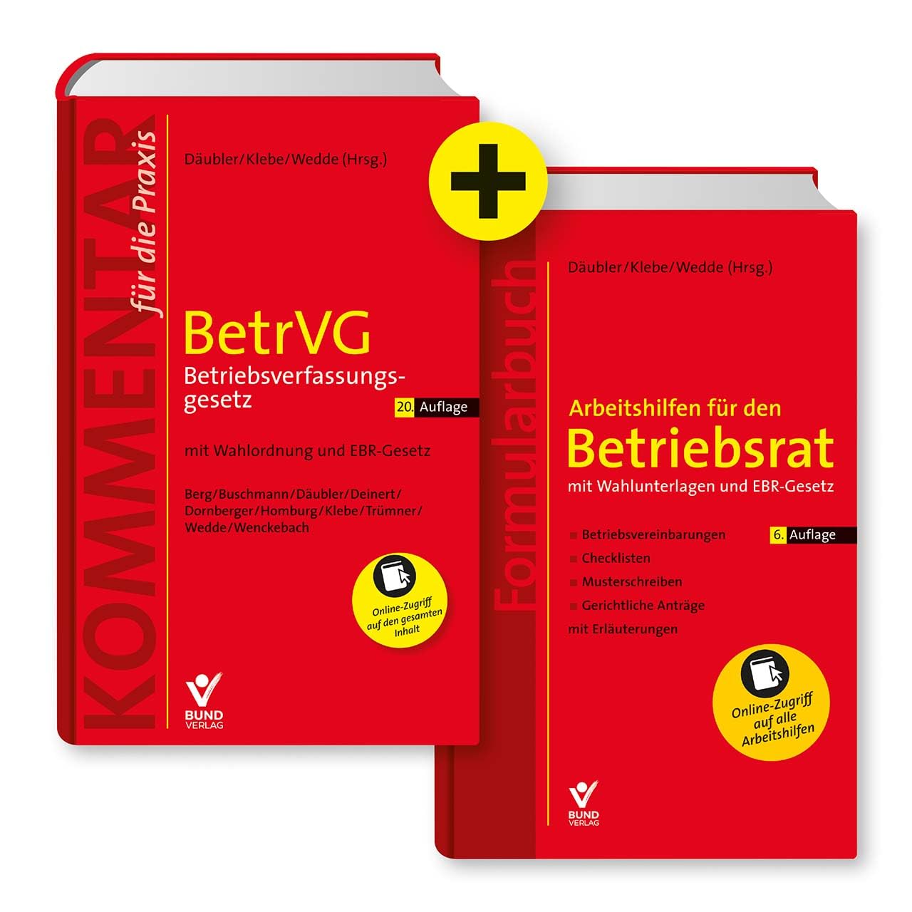 Kombi-Paket BetrVG (20. Auflage) + Arbeitshilfen (6. Auflage): BetrVG – Betriebsverfassungsgesetz + Arbeitshilfen für den Betriebsrat (Kommentar für die Praxis)