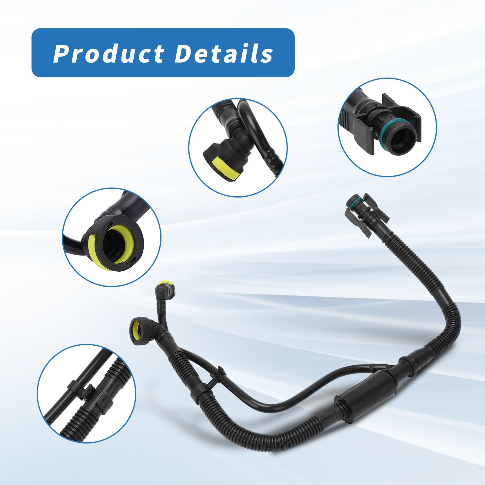 Tuyau De Reniflard De Carter Moteur 1192Y4 De Remplacement Pour Peugeot 206 407 406 Facelift 607 807 90531979