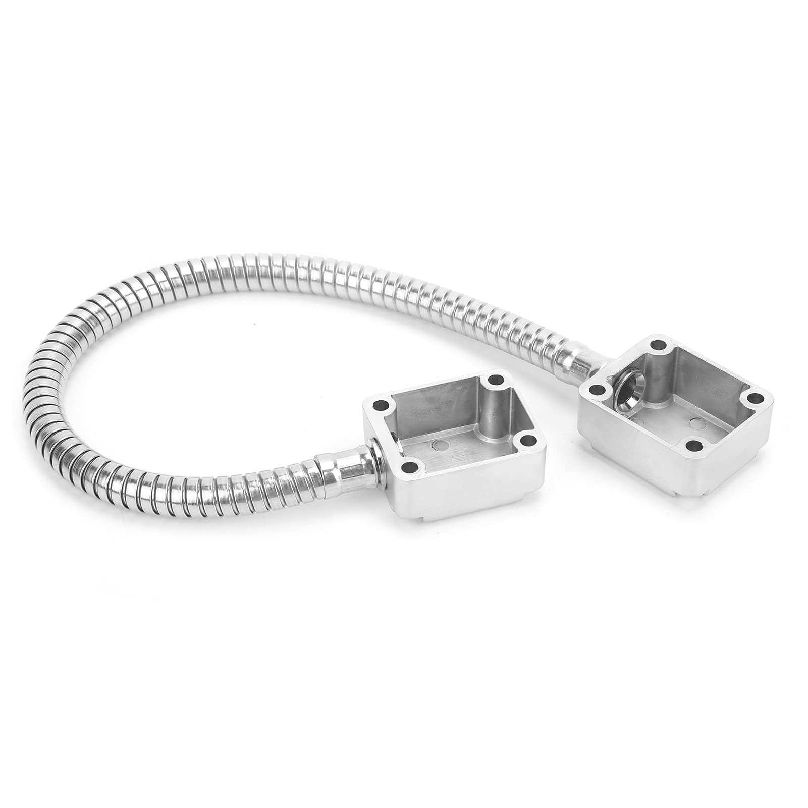 Protector de Cable de Alambre - Bucle de Puerta de Acero Inoxidable 401 - Tubo Corrugado de Cable de Puerta Blindado con Materiales de Primera Calidad para Control de Acceso de Montaje Expuesto