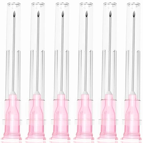 Miniatura 8 de Paquete de 100 herramientas de laboratorio dispensadoras de acero inoxidable de 23 Ga de 1 pulgada, accesorios para laboratorios científicos,