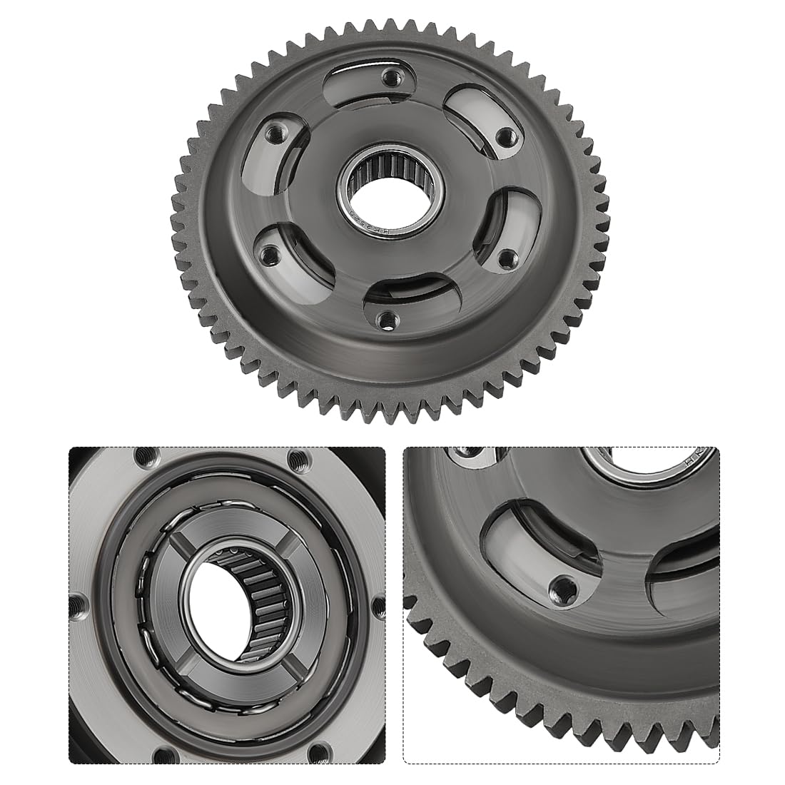 Kit de embrague de arranque con engranaje y junta compatible con Suzuki Quadsport Z400 LT-Z400Z / LT-Z400 2003-2014
