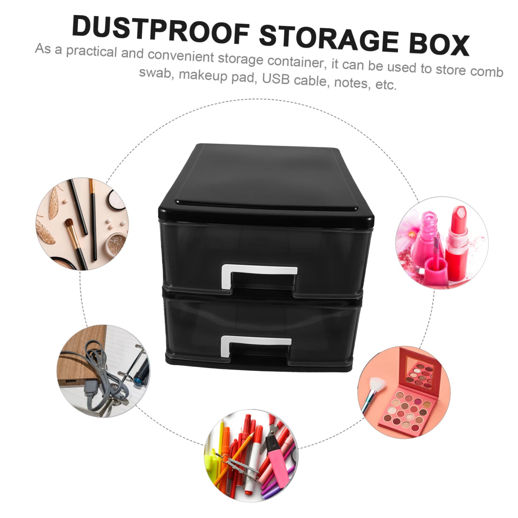 DOITOOL Organiseur De Tiroir Multi-niveaux Boîte De Rangement Cosmétique Organisateur De Bureau Pour Accessoires De Coiffure Et Matériel De Couture