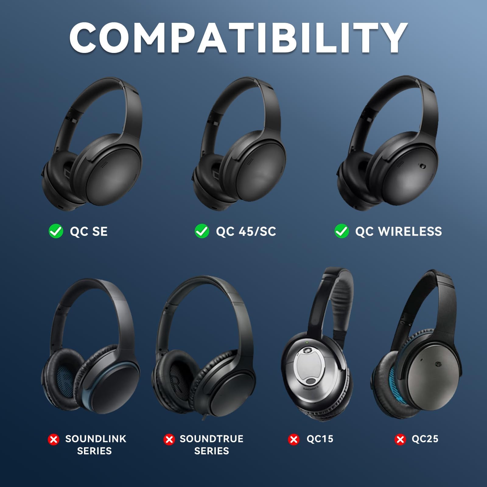 Amazon | Lukvcoe 交換用イヤーパッド Bose QuietComfort 45（QC45
