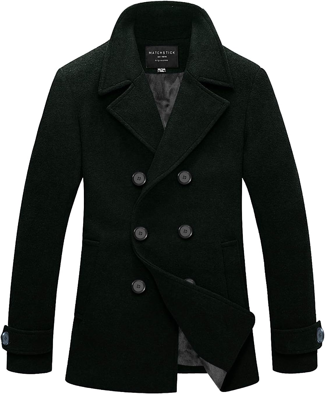 Match Men's Pea Coat