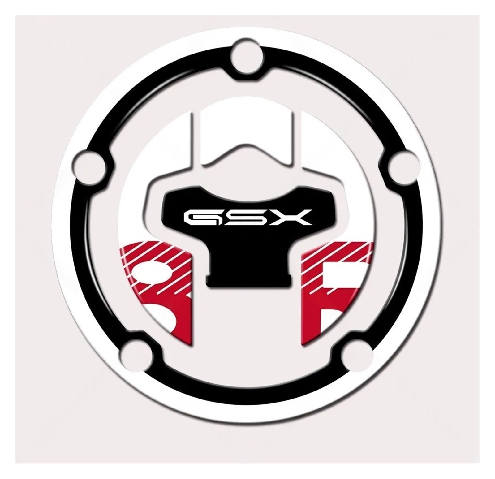 Motorcycle Fuel Tank Cap Sticker for GSX 8R GSX8R Epoxy Resin Protective Sticker Motorcycle Tank Pad Stickers Protection Kit Protective Sticker