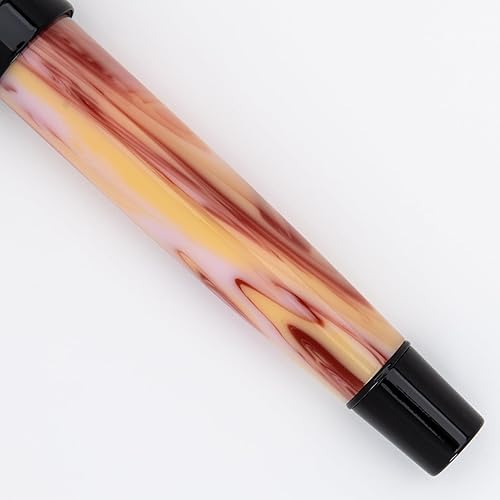 Vista 17 de Monteverde Prima Pluma Estilográfica Red Swirl - Omniflex Rojo espiral