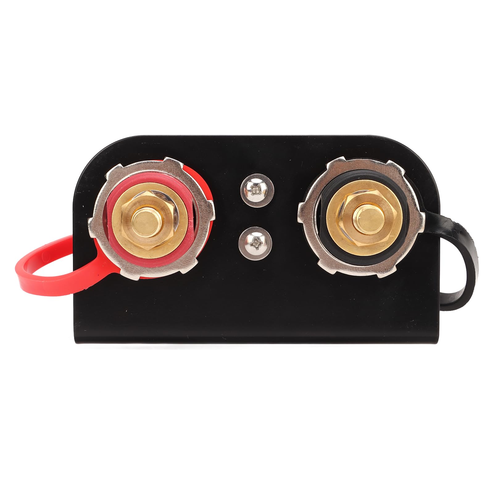 Kit di salto batteria, terminali batteria remoti M10x2, strumento di ricarica per UTV ATV camion RV trattore falciatrice barca, con linguetta di sicurezza, adatto per auto