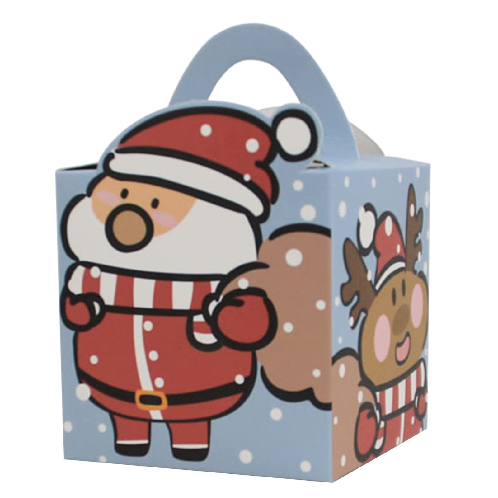 Elnwnnkc Christmas Candy Boxes Candy Box Treat Boxes Christmas Treat Paper Treats Chocolate Goodies Presents Small