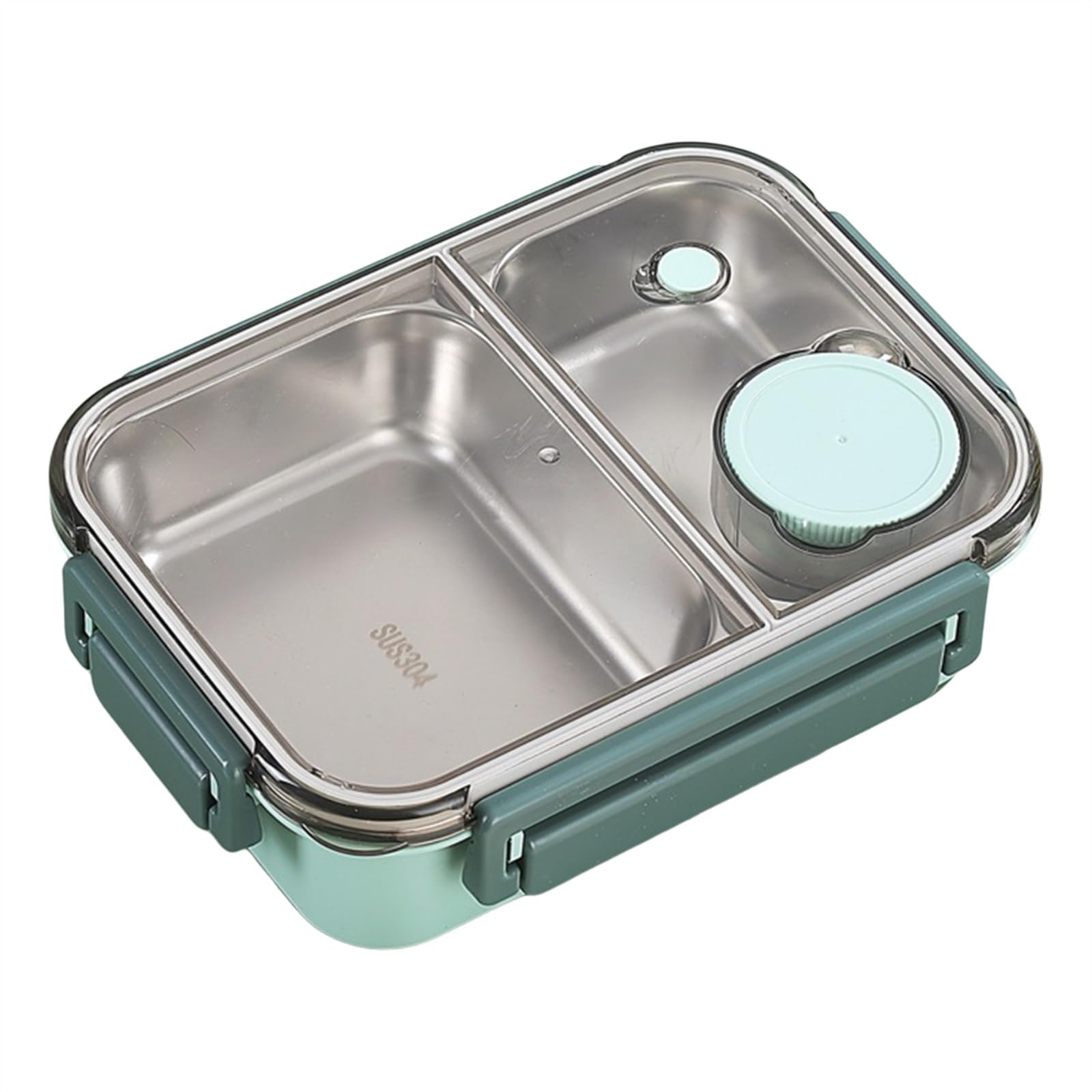 Tsophreniq Leak Proof Stainless Steel Meal Box Fashionable Food Storage Container Portable Dinnerware for Picnics and Travels School Lunch Box