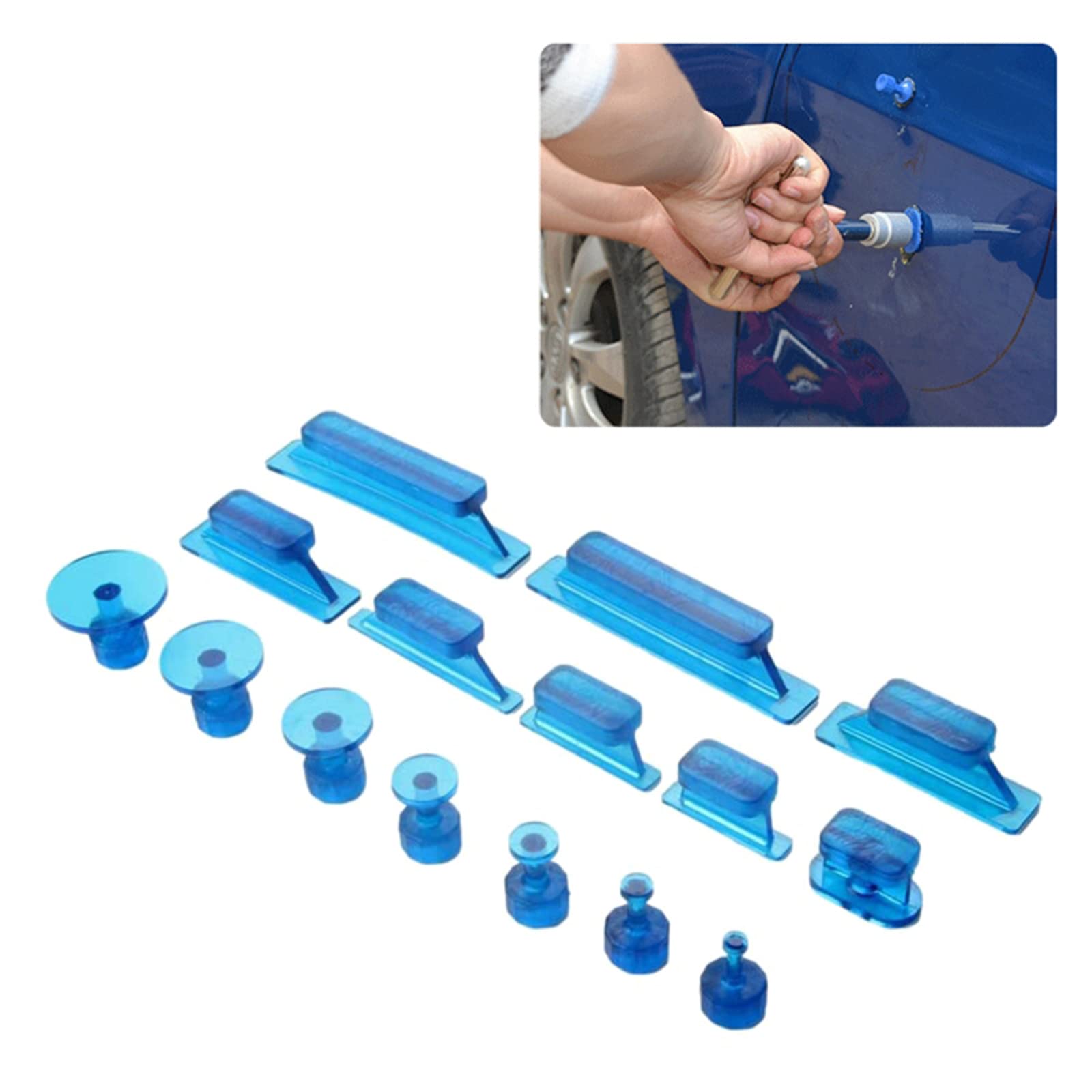 kobeIeen 30 Pcs Car Repair Puller Practical Repair Remove Sheet Metal Suction Cup Auto Repairing Tool