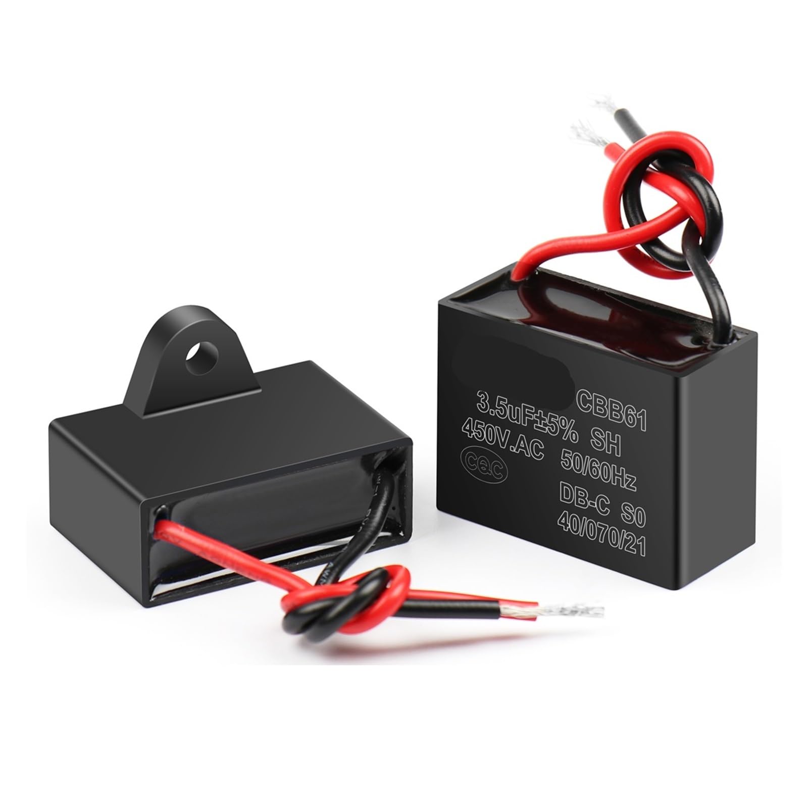Condensateur CBB61 1.5uF 450V pour ventilateur et moteur