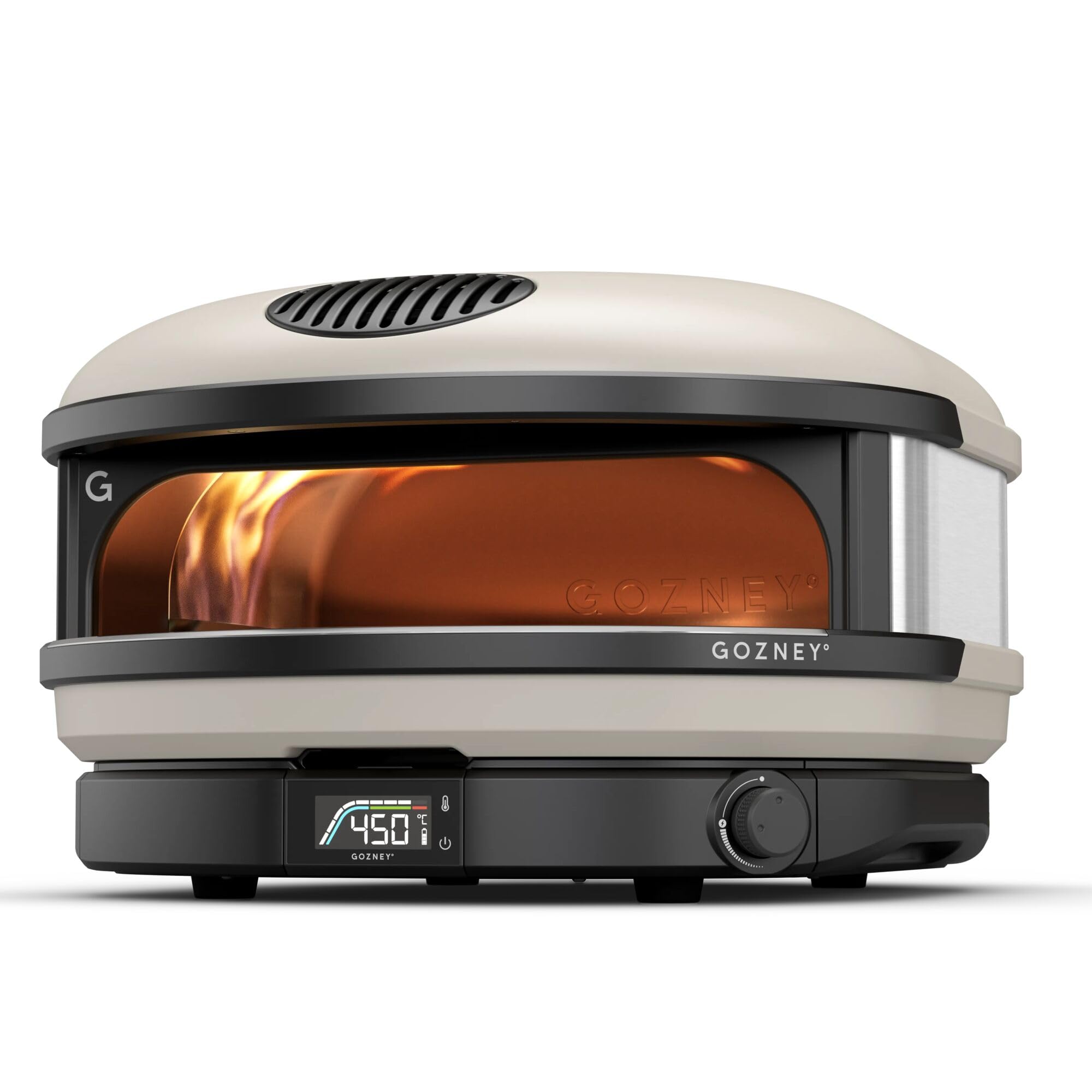 GOZNEYArc XL Pizza Oven, gas burner, makes 16" pizza