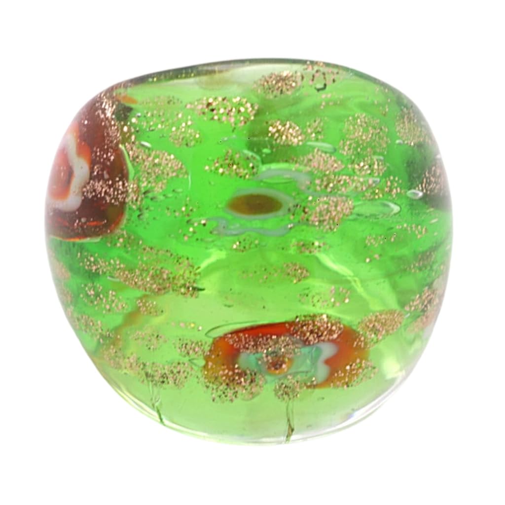 GMBYLBY Elegant Ethnic Styles Glass Rings Handmade Colorful For Everyday Wear And Special Occasions