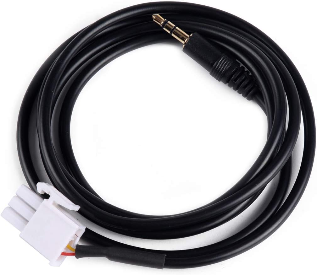 3Pin Plug to Male 3.5mm Jack AUX Cable Adapter Fit for Honda Goldwing GL1800 Motorcycle New