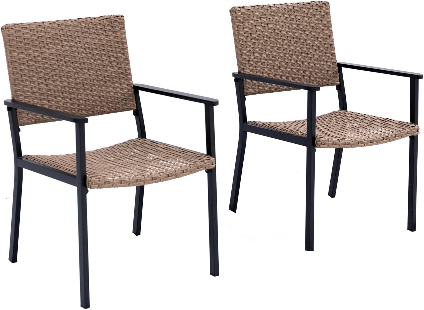 CHopetree Set of 2 Outdoor Dining Chairs for Outside Patio Tables