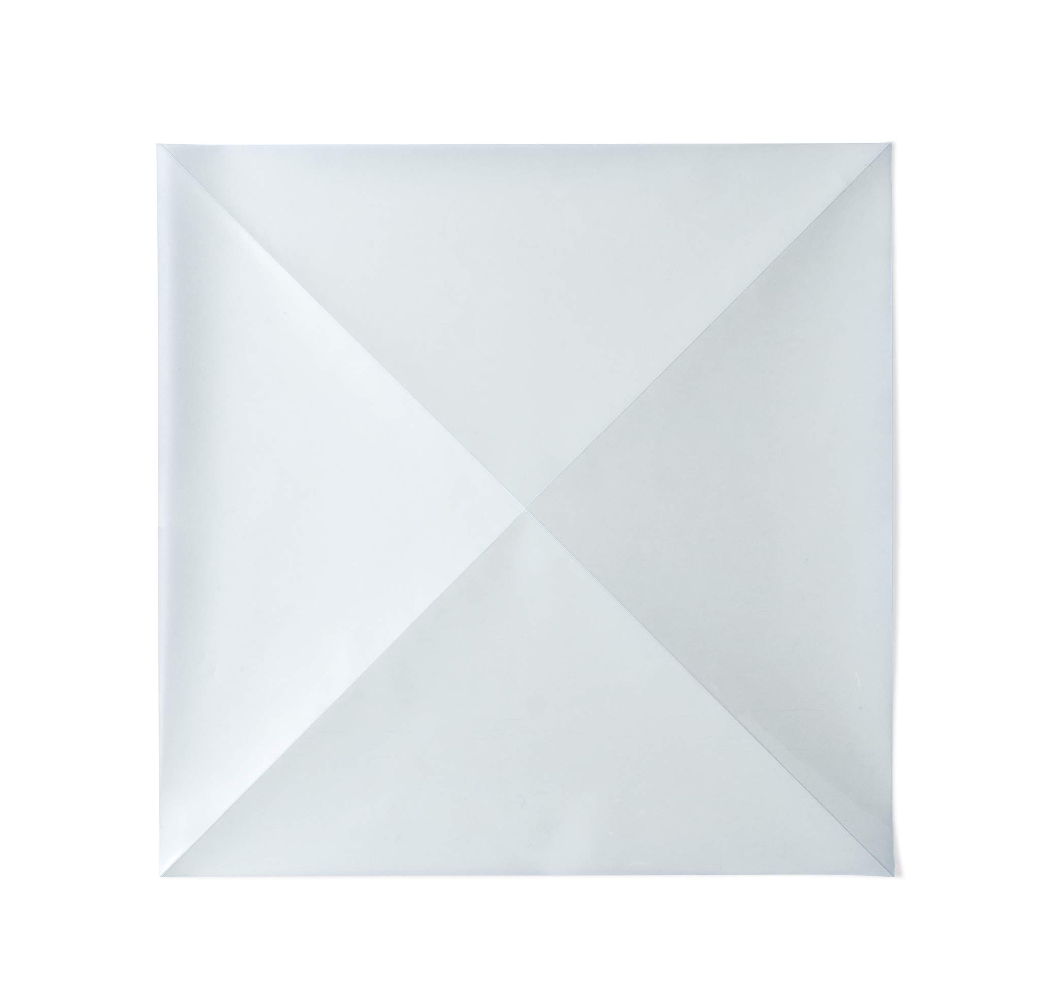 HERMA 1413 - Buste triangolari grandi (170 x 170 mm, pellicola di polipropilene), autoadesive, con 100 angoli adesivi, trasparenti