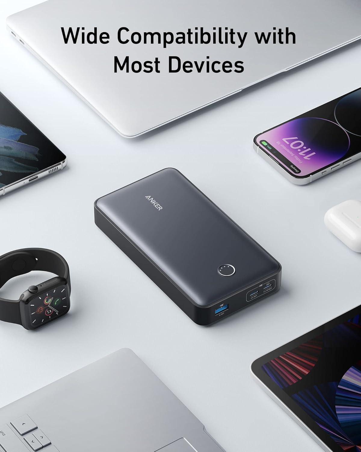 Anker 537 Power Bank 24000 mAh 65W Fast Charging, (PowerCore
