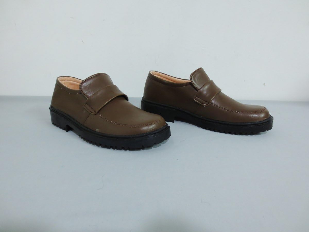 YuanCos Toko Fukawa Halloween Brown Cosplay Shoes for School Girls