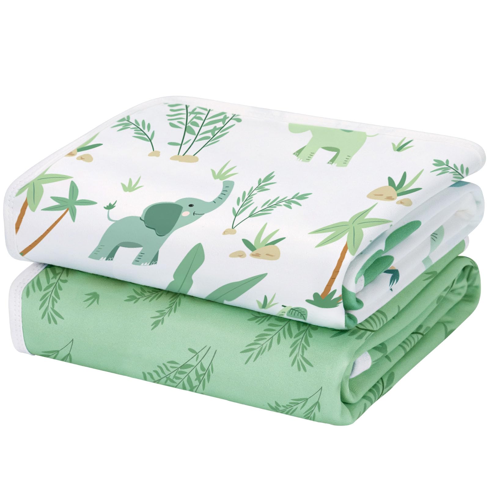 2 Pack of Potty Training Bed Pads, Waterproof Bed Wetting Sheets for Kids, Washable Toddle...