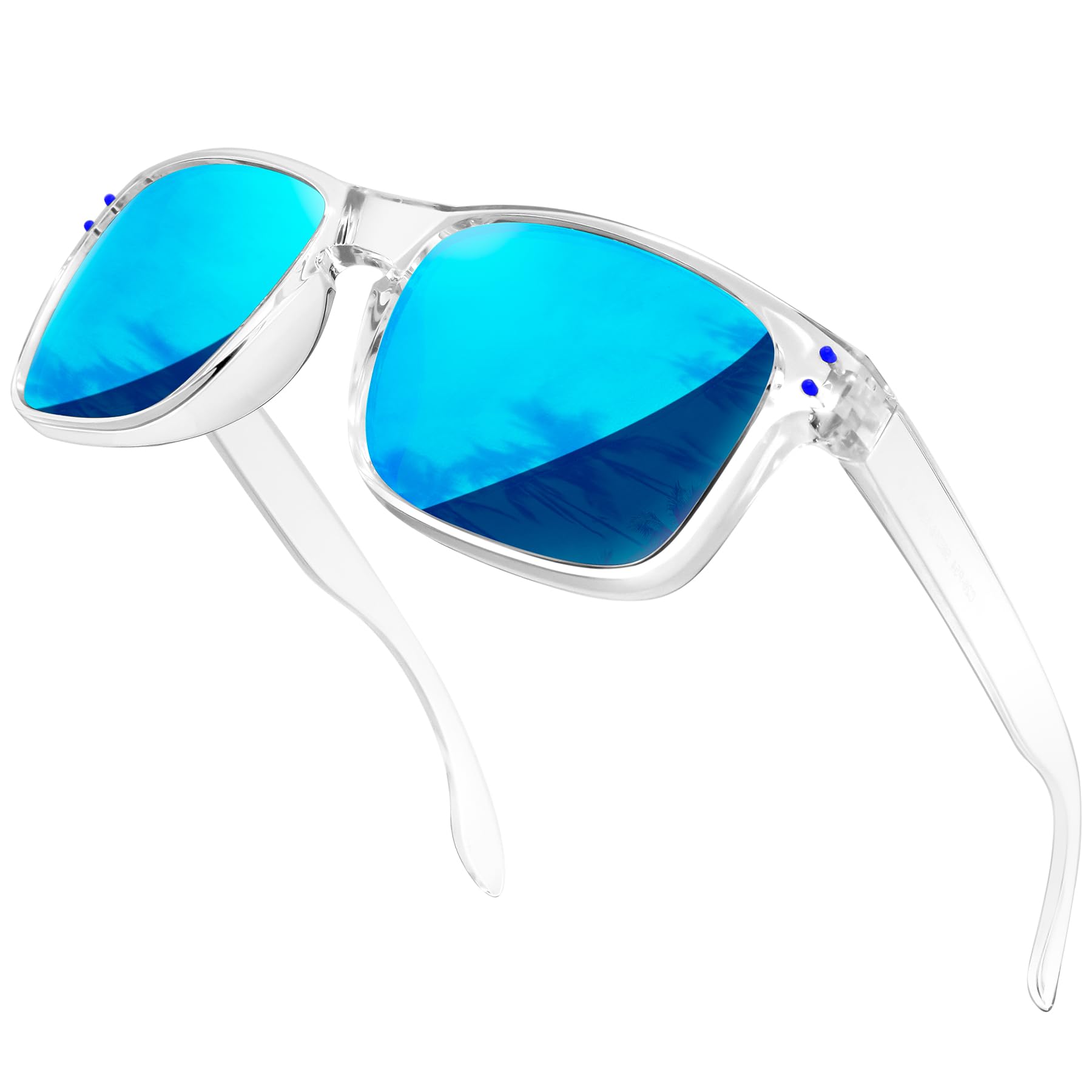 KANASTAL Polarized Sports Sunglasses for Men Women, Classic Square Sun Glasses Driving, Fashion Shades for Womens UV400 Protection Fishing Cycling Outdoor Activities