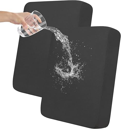 Easy-Going Funda de cojín 100% impermeable para asiento de sofá, funda de cojín elástica de muebles, para niños, mascotas, cojín de sofá biplaza de