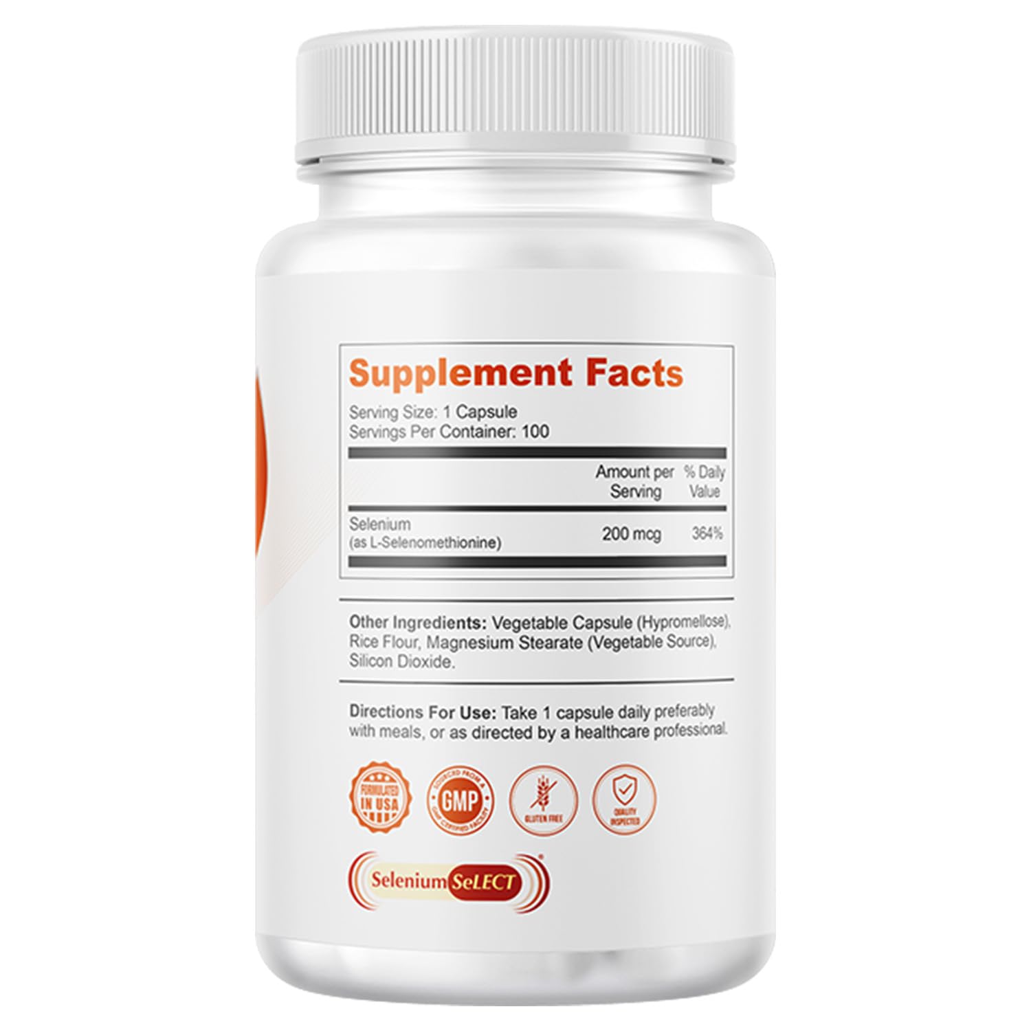 Selenium 200mcg Capsules Supplement for Women and Men — Amazon image 4
