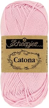 Icy Pink Cotton Yarn by Scheepjes