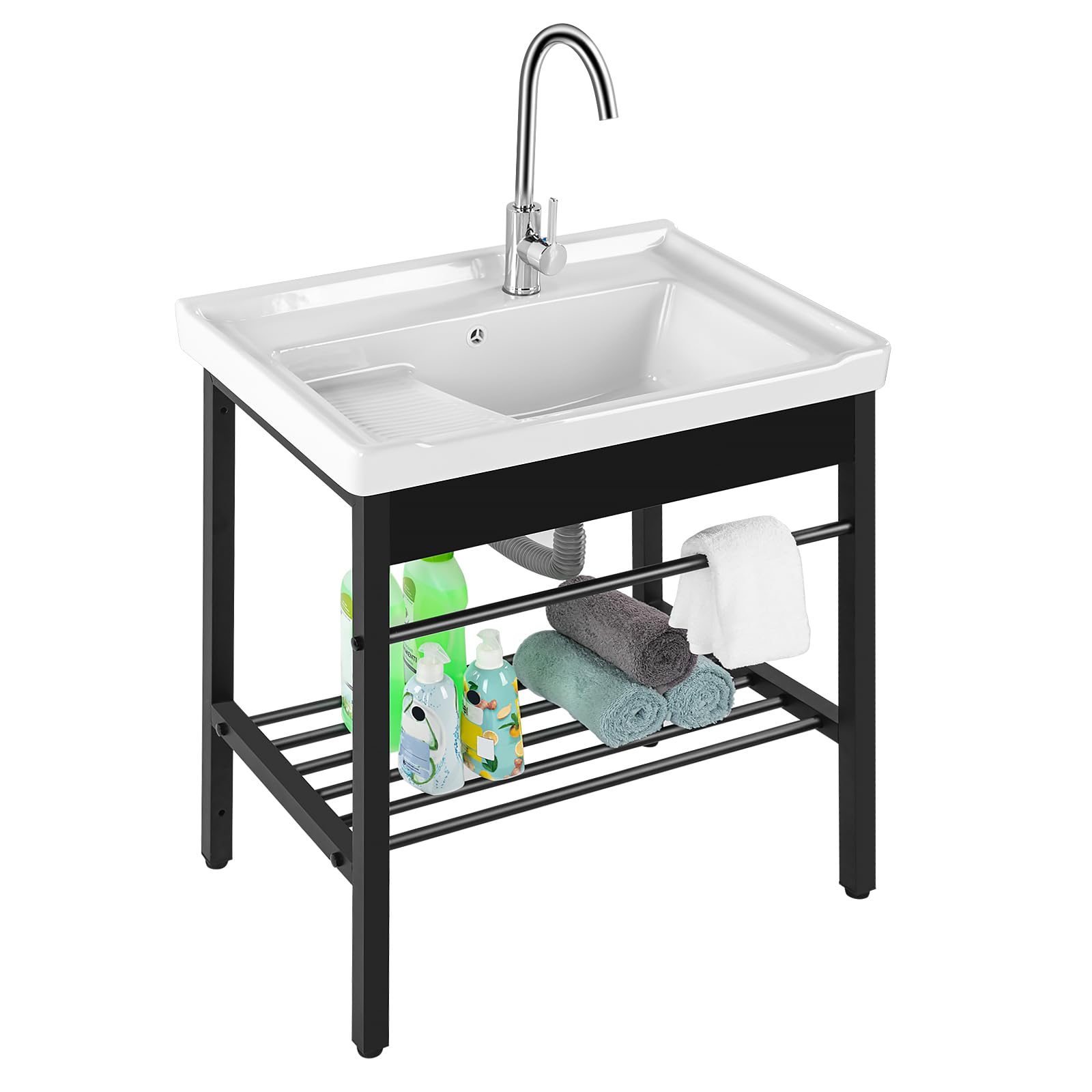GGW Freestanding Laundry Sink