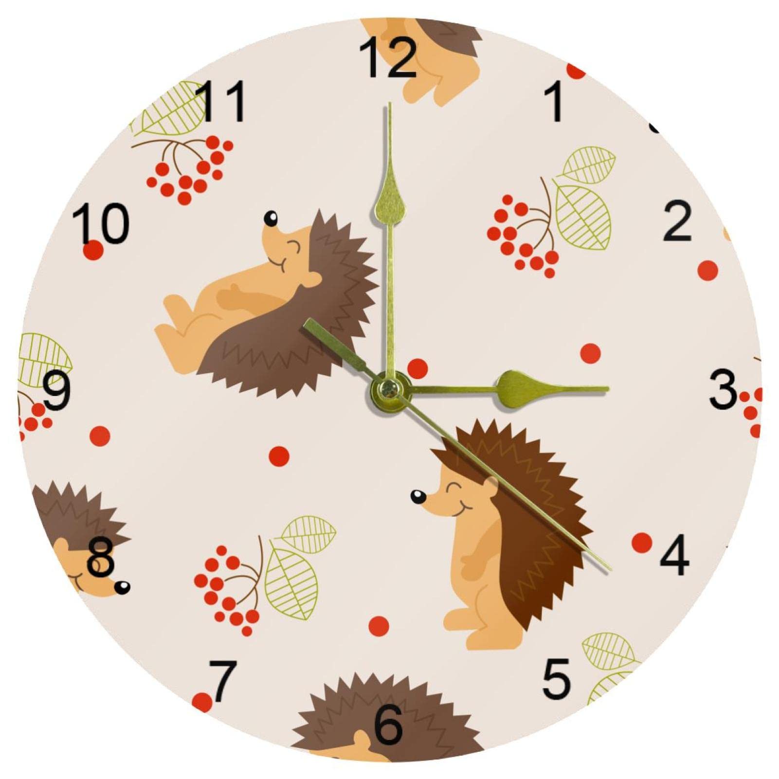 Grande horloge murale de qualité en quartz style nature