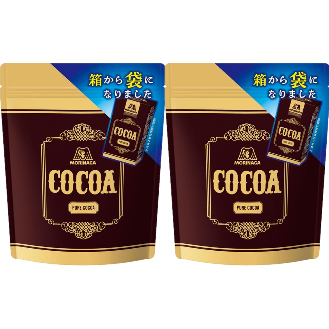 Amazon.co.jp: 【2袋セット】森永 純ココア 110g｜カカオ100％、本格派
